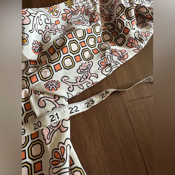 NWT Tory Burch Celeste Printed Silk Multi Hicks Garden Dress style 47356 sz 14 - Picture 7 of 11